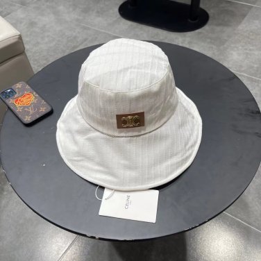 Celine's new spring and summer fisherman's hat, canvas hat, straw woven sunshade (30)