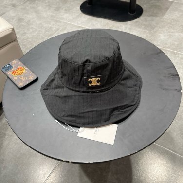 Celine's new spring and summer fisherman's hat, canvas hat, straw woven sunshade (31)