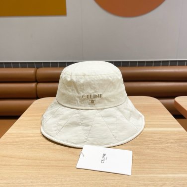 Celine's new spring and summer fisherman's hat, canvas hat, straw woven sunshade (35)