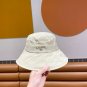 Celine's new spring and summer fisherman's hat, canvas hat, straw woven sunshade (36)