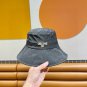 Celine's new spring and summer fisherman's hat, canvas hat, straw woven sunshade (37)