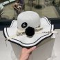 Celine's new spring and summer fisherman's hat, canvas hat, straw woven sunshade (38)