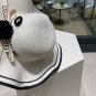 Celine's new spring and summer fisherman's hat, canvas hat, straw woven sunshade (38)
