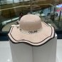 Celine's new spring and summer fisherman's hat, canvas hat, straw woven sunshade (39)