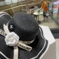 Celine's new spring and summer fisherman's hat, canvas hat, straw woven sunshade (40)