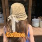 Celine's new spring and summer fisherman's hat, canvas hat, straw woven sunshade (41)