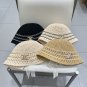 Celine's new spring and summer fisherman's hat, canvas hat, straw woven sunshade (41)