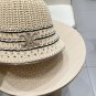 Celine's new spring and summer fisherman's hat, canvas hat, straw woven sunshade (41)