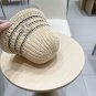 Celine's new spring and summer fisherman's hat, canvas hat, straw woven sunshade (41)
