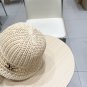 Celine's new spring and summer fisherman's hat, canvas hat, straw woven sunshade (42)