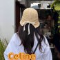 Celine's new spring and summer fisherman's hat, canvas hat, straw woven sunshade (42)