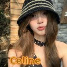 Celine's new spring and summer fisherman's hat, canvas hat, straw woven sunshade (43)