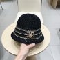 Celine's new spring and summer fisherman's hat, canvas hat, straw woven sunshade (43)