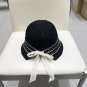 Celine's new spring and summer fisherman's hat, canvas hat, straw woven sunshade (43)