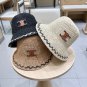 Celine's new spring and summer fisherman's hat, canvas hat, straw woven sunshade (44)