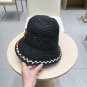 Celine's new spring and summer fisherman's hat, canvas hat, straw woven sunshade (44)