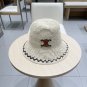 Celine's new spring and summer fisherman's hat, canvas hat, straw woven sunshade (45)