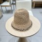 Celine's new spring and summer fisherman's hat, canvas hat, straw woven sunshade (46)