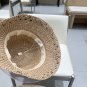 Celine's new spring and summer fisherman's hat, canvas hat, straw woven sunshade (46)