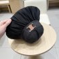 Celine's new spring and summer fisherman's hat, canvas hat, straw woven sunshade (47)