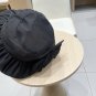 Celine's new spring and summer fisherman's hat, canvas hat, straw woven sunshade (47)