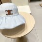 Celine's new spring and summer fisherman's hat, canvas hat, straw woven sunshade (48)