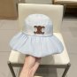 Celine's new spring and summer fisherman's hat, canvas hat, straw woven sunshade (48)