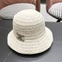 Celine's new spring and summer fisherman's hat, canvas hat, straw woven sunshade (51)
