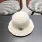 Celine's new spring and summer fisherman's hat, canvas hat, straw woven sunshade (51)