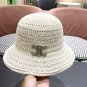 Celine's new spring and summer fisherman's hat, canvas hat, straw woven sunshade (51)