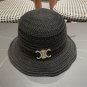 Celine's new spring and summer fisherman's hat, canvas hat, straw woven sunshade (52)