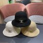 Celine's new spring and summer fisherman's hat, canvas hat, straw woven sunshade (52)