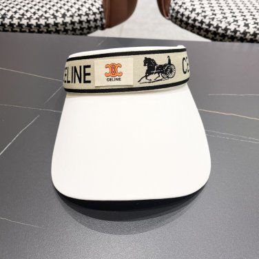 Celine's new spring and summer fisherman's hat, canvas hat, straw woven sunshade (60)