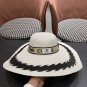 Celine's new spring and summer fisherman's hat, canvas hat, straw woven sunshade (61)