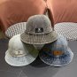 Celine's new spring and summer fisherman's hat, canvas hat, straw woven sunshade (64)