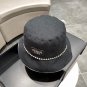 Celine's new spring and summer fisherman's hat, canvas hat, straw woven sunshade (66)