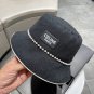 Celine's new spring and summer fisherman's hat, canvas hat, straw woven sunshade (66)