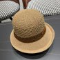 Celine's new spring and summer fisherman's hat, canvas hat, straw woven sunshade (78)