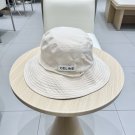 Celine's new spring and summer fisherman's hat, canvas hat, straw woven sunshade (80)