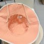 Celine's new spring and summer fisherman's hat, canvas hat, straw woven sunshade (80)