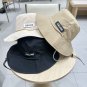 Celine's new spring and summer fisherman's hat, canvas hat, straw woven sunshade (81)