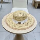 Celine's new spring and summer fisherman's hat, canvas hat, straw woven sunshade (83)