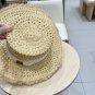 Celine's new spring and summer fisherman's hat, canvas hat, straw woven sunshade (83)