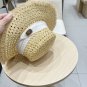 Celine's new spring and summer fisherman's hat, canvas hat, straw woven sunshade (83)