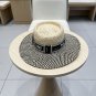 Celine's new spring and summer fisherman's hat, canvas hat, straw woven sunshade (84)