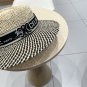 Celine's new spring and summer fisherman's hat, canvas hat, straw woven sunshade (84)