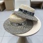 Celine's new spring and summer fisherman's hat, canvas hat, straw woven sunshade (84)