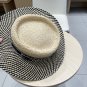 Celine's new spring and summer fisherman's hat, canvas hat, straw woven sunshade (84)