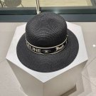 Celine's new spring and summer fisherman's hat, canvas hat, straw woven sunshade (86)