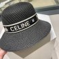 Celine's new spring and summer fisherman's hat, canvas hat, straw woven sunshade (86)